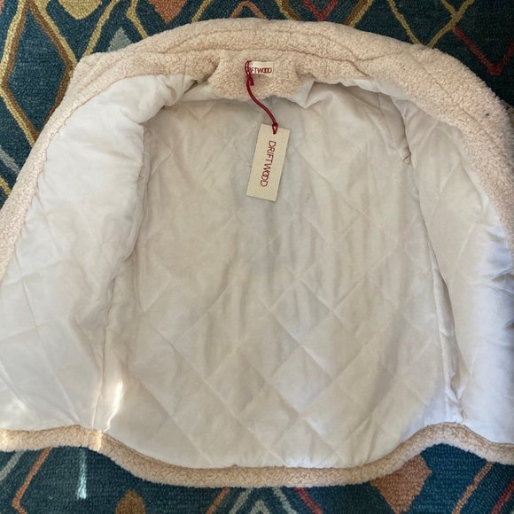 DRIFTWOOD Cream Embroidered Sherpa Jacket | Sundance Catalog - Picture 12 of 13